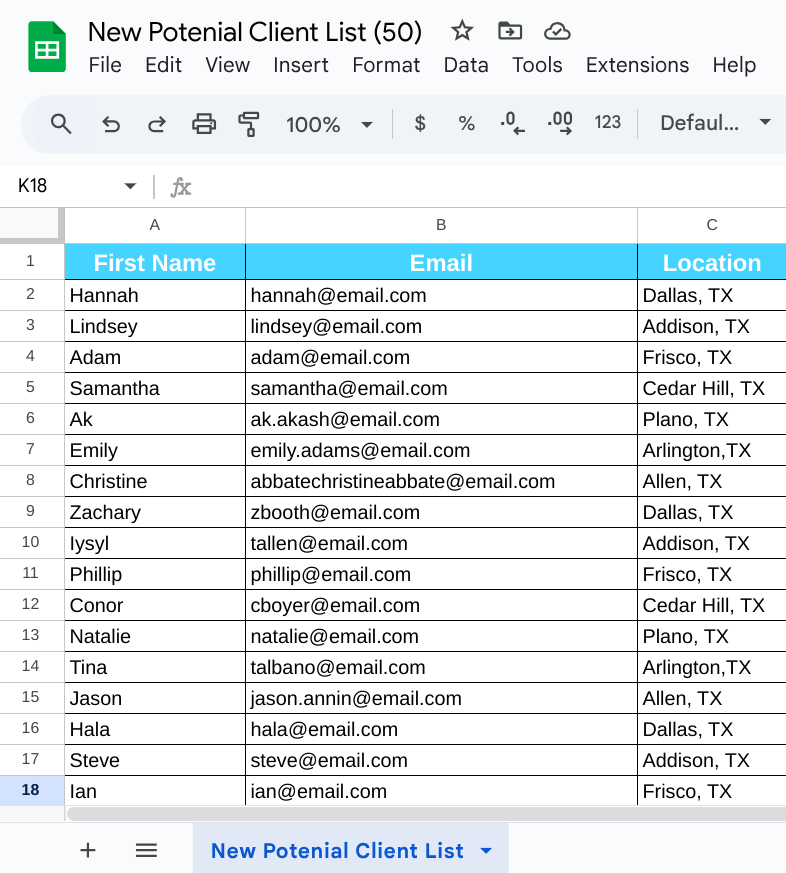 Get 300 Email Addresses