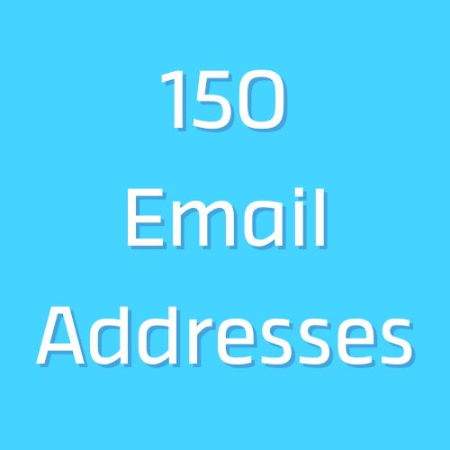 Get 150 Email Addresses