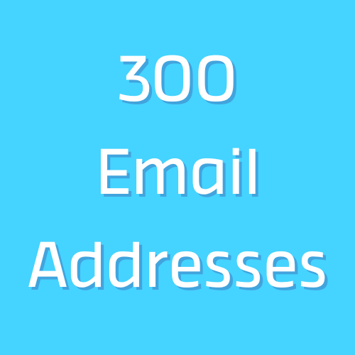 Get 300 Email Addresses
